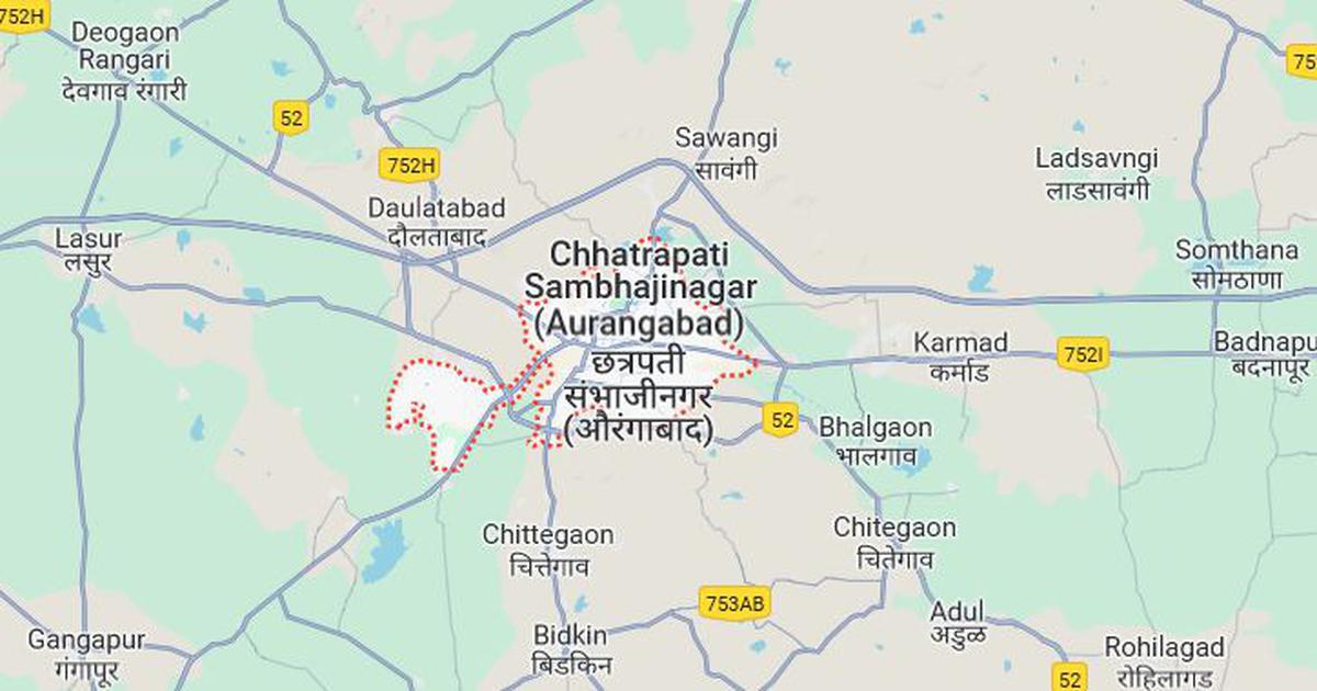 A map of the city of Chhatrapati Sambhajinagar in Maharashtra. | Google Maps